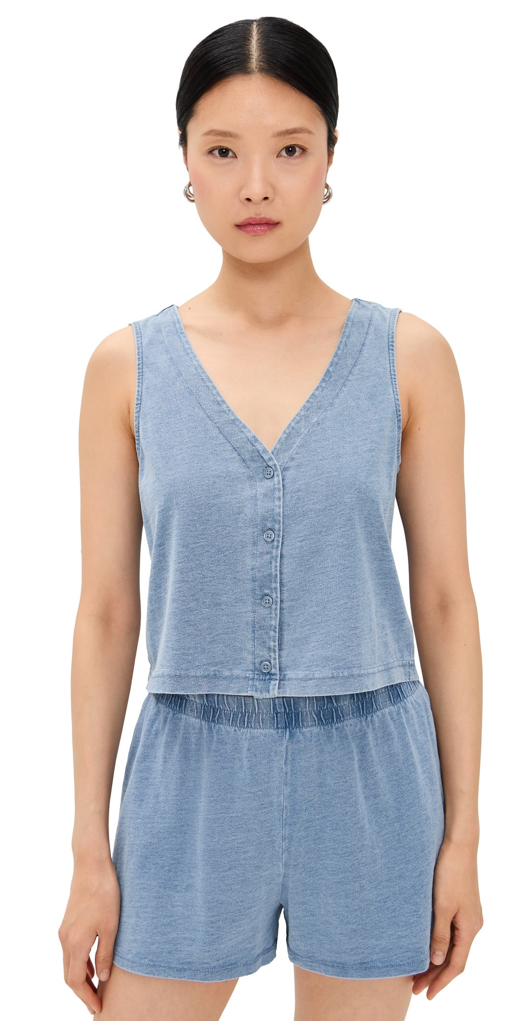Z Supply Solace Tank Medium Indigo M | Shopbop