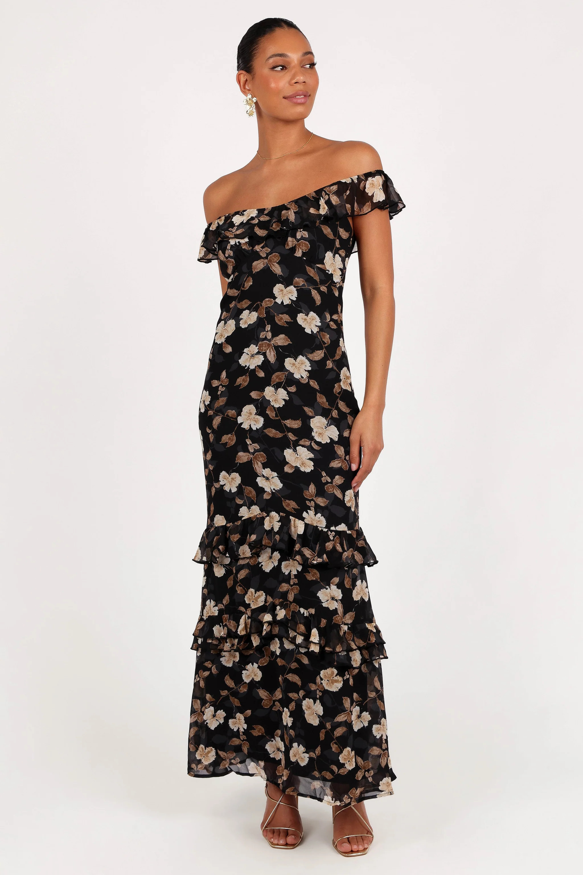 Irelynn Maxi Dress - Black Floral | Petal & Pup (US)