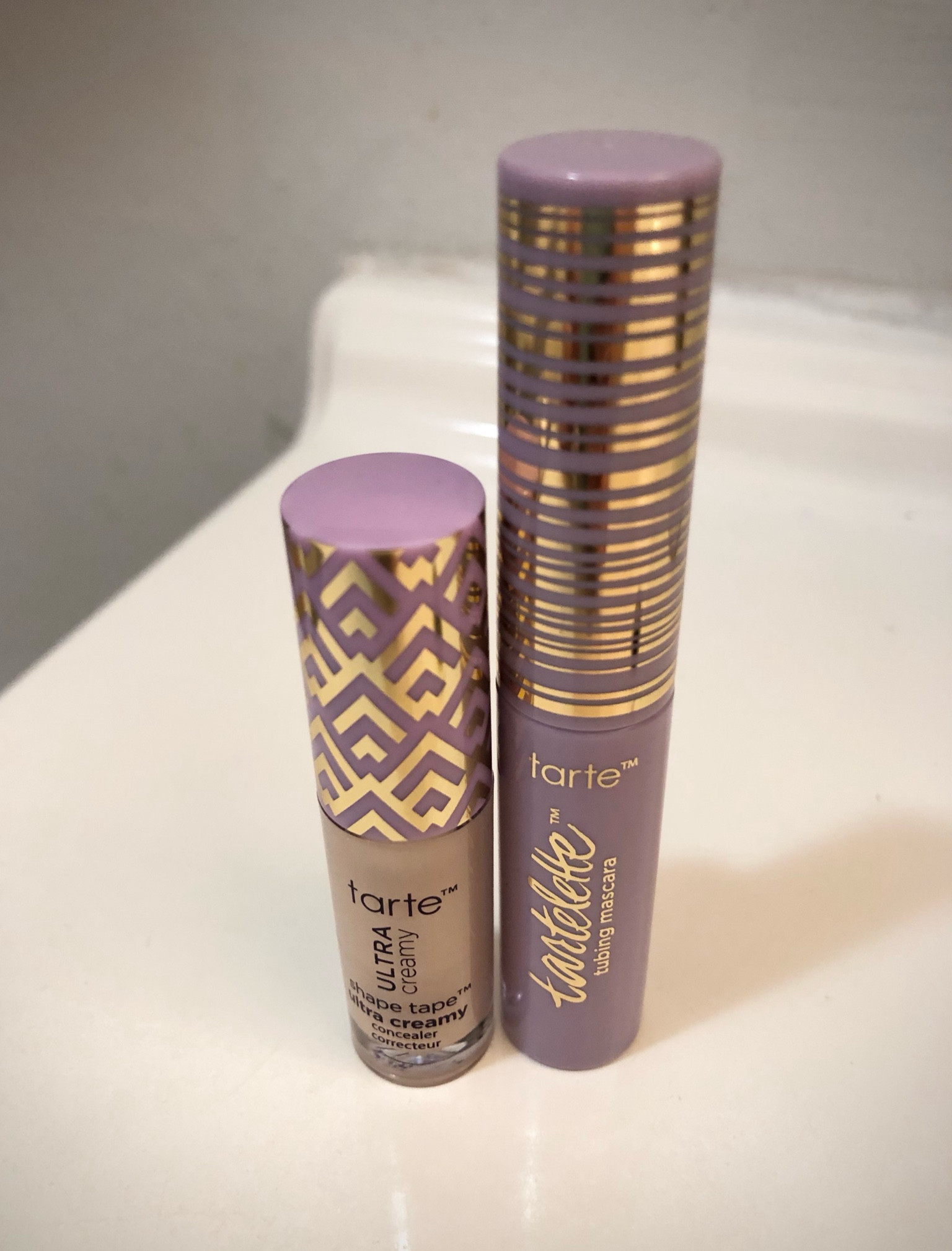 Trying two new Tarte makeup items. 

Already love the tarte shape tape ultra creamy concealer! We both wear shade 22N.

Trying the tartlette tubing mascara also; we both usually use the tarte light’s camera action mascara.


#LTKunder50 #LTKbeauty #LTKFind