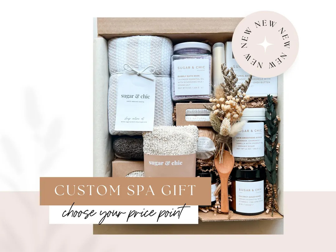 SPA GIFT, Birthday Spa Gift, Gift Basket for Mom, Birthday Gift for Her, Friend Coworker Pamper S... | Etsy (US)