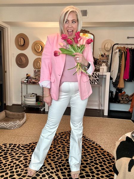 Valentine’s Day pink, blazers, white denim, pink outfits

Code WANDA10 - Gibson
Code WANDAXSPANX- SPANX 

Follow my shop @wandalovessharing on the @shop.LTK app to shop this post and get my exclusive app-only content!

#liketkit #LTKFind #LTKSeasonal #LTKworkwear
@shop.ltk
https://liketk.it/40bpv

#LTKSeasonal #LTKFind #LTKunder100