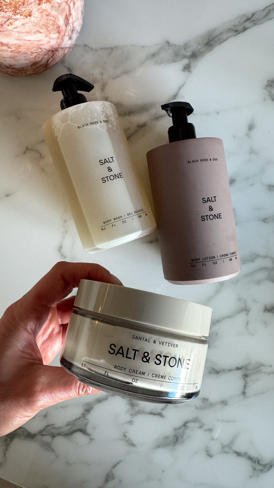 POV: when you live in California and dry skin is just part of life.

I finally picked up the Salt & Stone Santal Body Crème and it’s exactly what I was looking for. I usually prefer a body crème over lotion because my skin gets so dry here, but this one is the perfect balance — lightweight, fast absorbing, but still super nourishing.

I lather it on right after the shower and it leaves my skin feeling hydrated with that warm santal scent that I’ve always loved. Clean, subtle, and one of those scents that just makes you feel put together.

Safe to say this one is staying in my daily routine.

#LTKselfcare #LTKdayinmylife #LTKBeauty