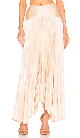 A.L.C. Ari Skirt in Blush. - size 8 (also in 4) | Revolve Clothing (Global)
