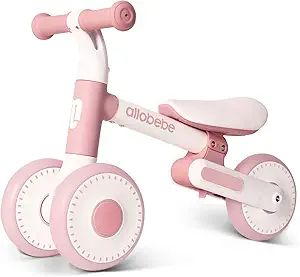 allobebe Baby Balance Bike for 12-24 Month, Gifts and Toys for 1 Year Old Girls Boys, No Pedal To... | Amazon (US)