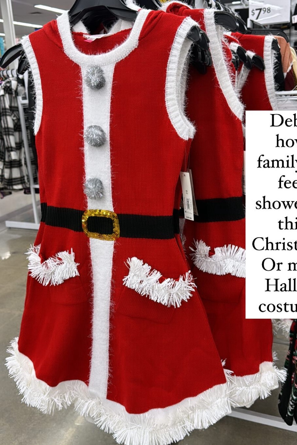 sachin and babi light blue dress Ugly Christmas Sweater | Dresses | Ugly Christmas Sweater Mrs Claus  Pullover Dress Xs