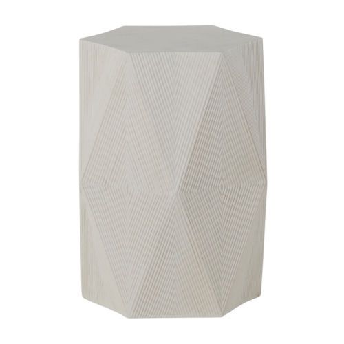 Gabby Home Albany Natural White 16 Inch Side Table Sch 165005 | Bellacor | Bellacor
