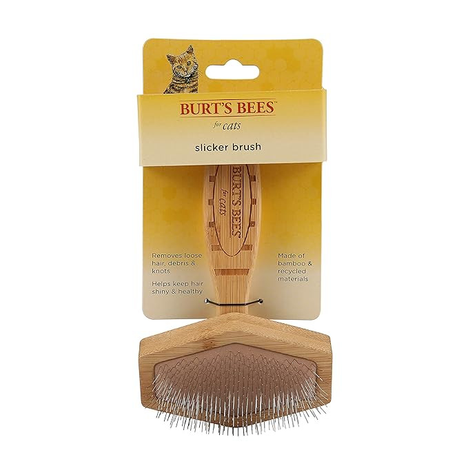 Burt's Bees for Pets Slicker Brush | Removes Loose Cat Fur, Prevents Matting | Ideal for Daily Gr... | Amazon (US)