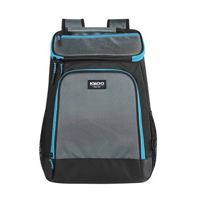 Igloo MaxCold Evergreen Top Grip 9qt Backpack Cooler - Black | Target