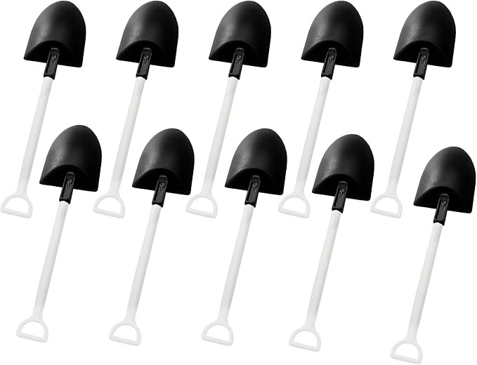 Mini Shovel Shape Spoons, White, 60 PCS | Disposable Plastic, Tiny Scoop for Pudding, Yogurt, Ice... | Amazon (US)