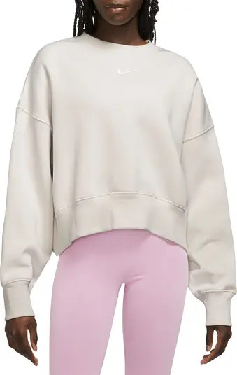 Nike Phoenix Fleece Crewneck Sweatshirt | Nordstrom | Nordstrom