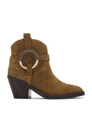 See By Chloe Hana Bootie in Military Green from Revolve.com | Revolve Clothing (Global)