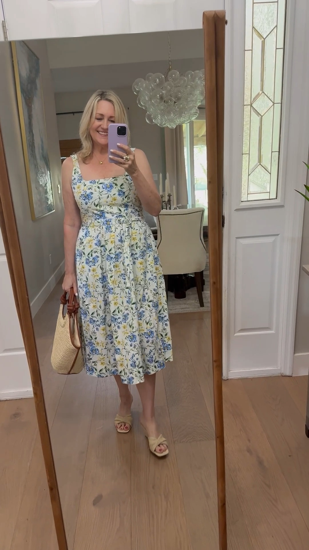 The prettiest spring dress or Easter dress.  This dress would also be great for Mother’s Day or graduation. Everything I’m wearing is affordable.


#LTKootd #LTKOver40 #LTKSeasonal