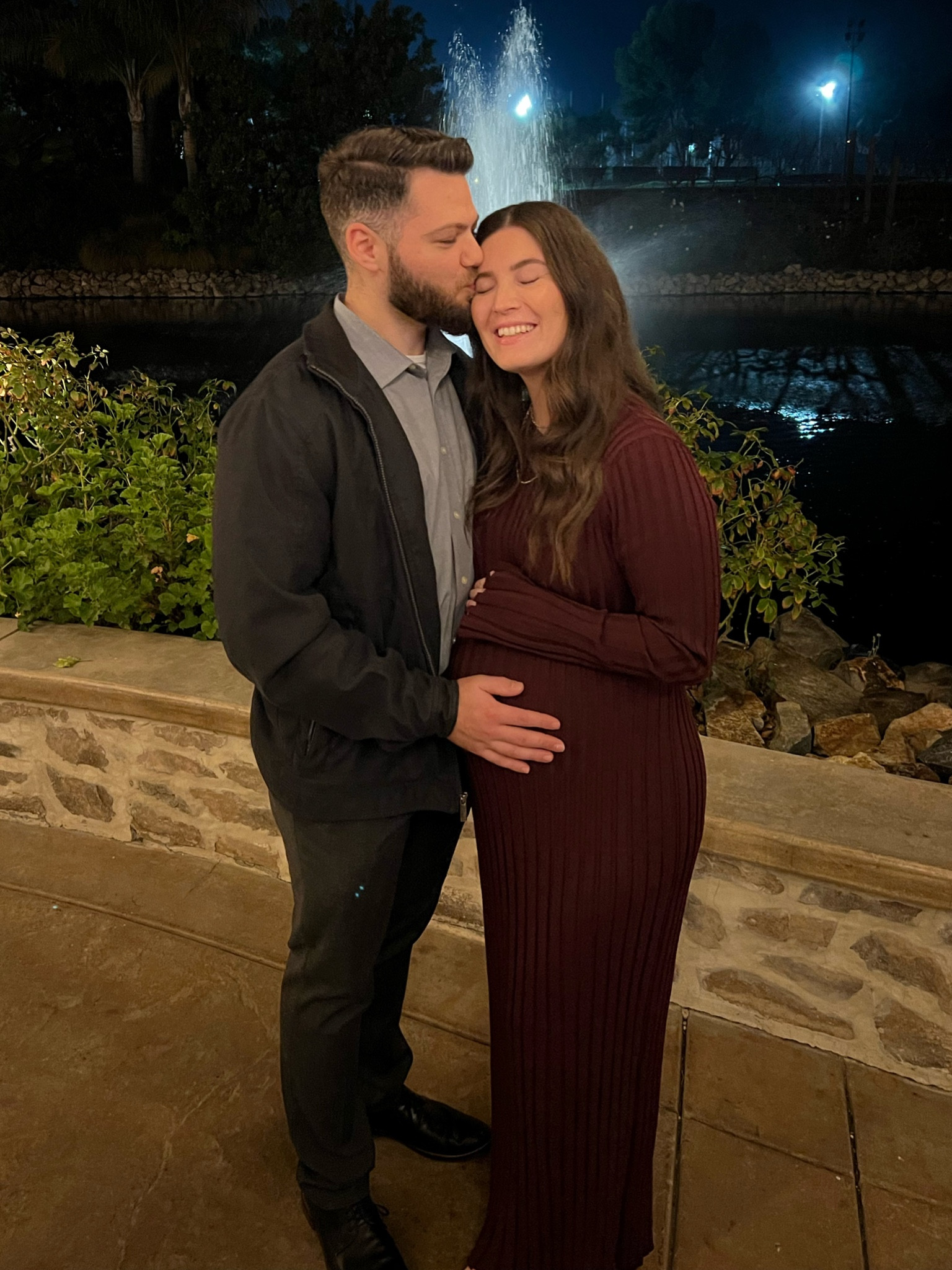Perfect bump friendly dress! So comfortable and perfect for cold weather weddings!

#LTKSeasonal #LTKBump #LTKWedding