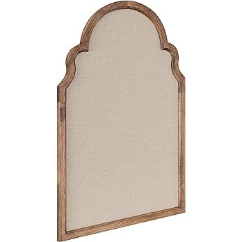 Kate and Laurel Hogan Farmhouse Framed Arch Fabric Pinboard, 24 x 36, Natural Rustic, Decorative ... | Amazon (US)