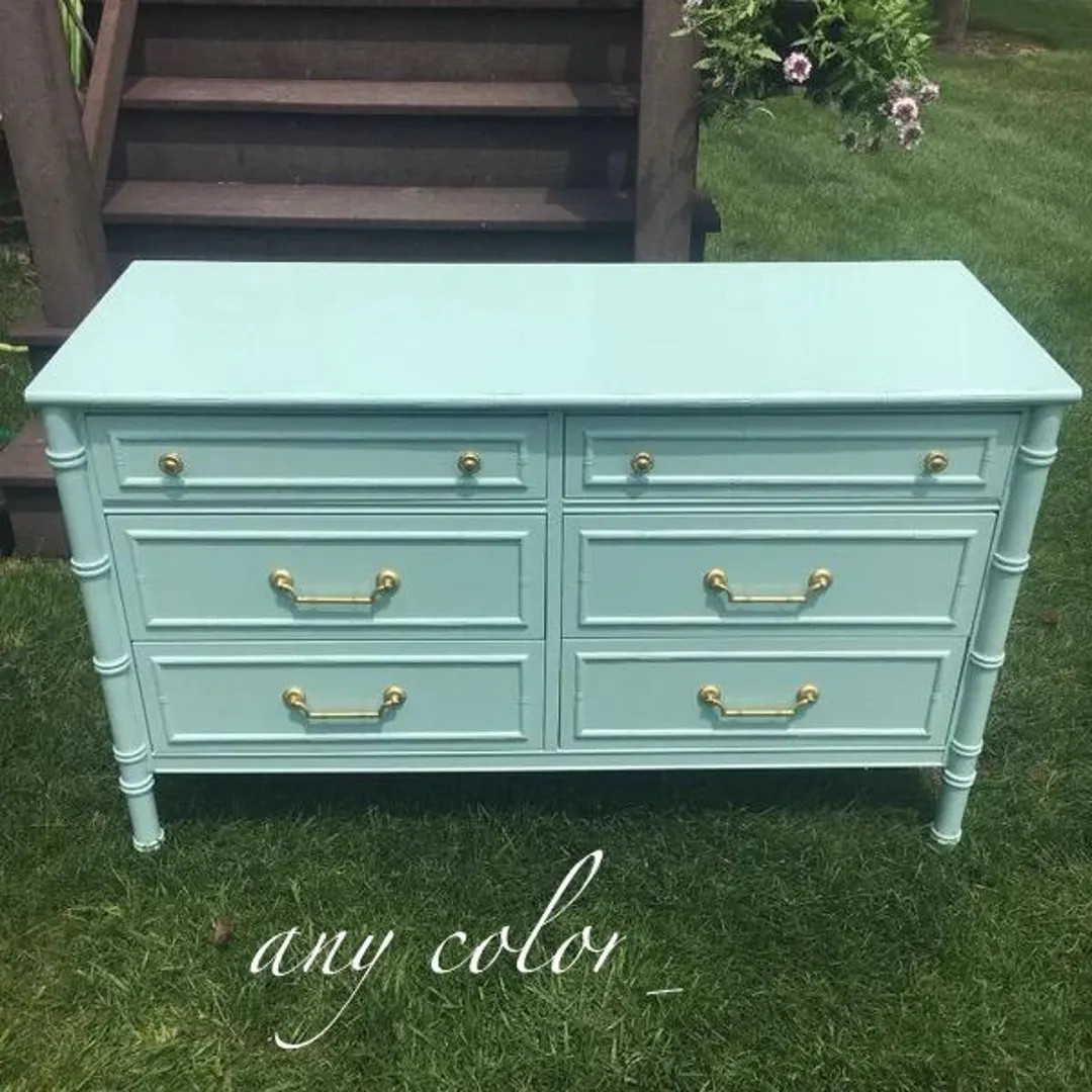 Faux Bamboo Dresser . Customize Available - Etsy | Etsy (Global)