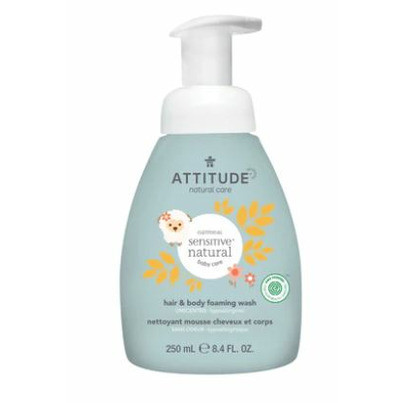 ATTITUDE Baby 2-in-1 Natural Hair and Body Foaming Wash | Well.ca