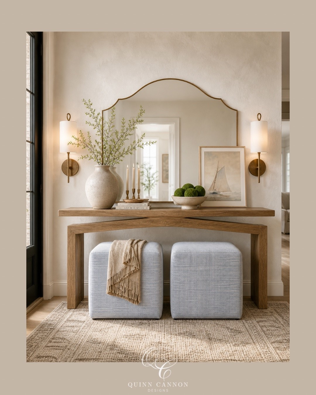 Soft neutrals, natural textures, and a moment to pause 🤍
An entry that feels as calm as it looks—layered, warm, and intentionally simple.

#EntrywayDesign #NeutralHome #OrganicModern #InteriorStyling #CoastalInspired

#LTKHome #LTKMothersDay #LTKSaleAlert