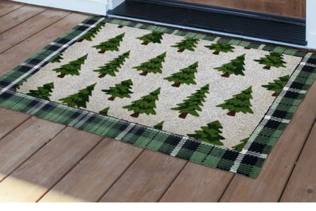 Christmas rug
Doormat 
Holiday decor
Outdoor decor

#LTKHoliday #LTKhome