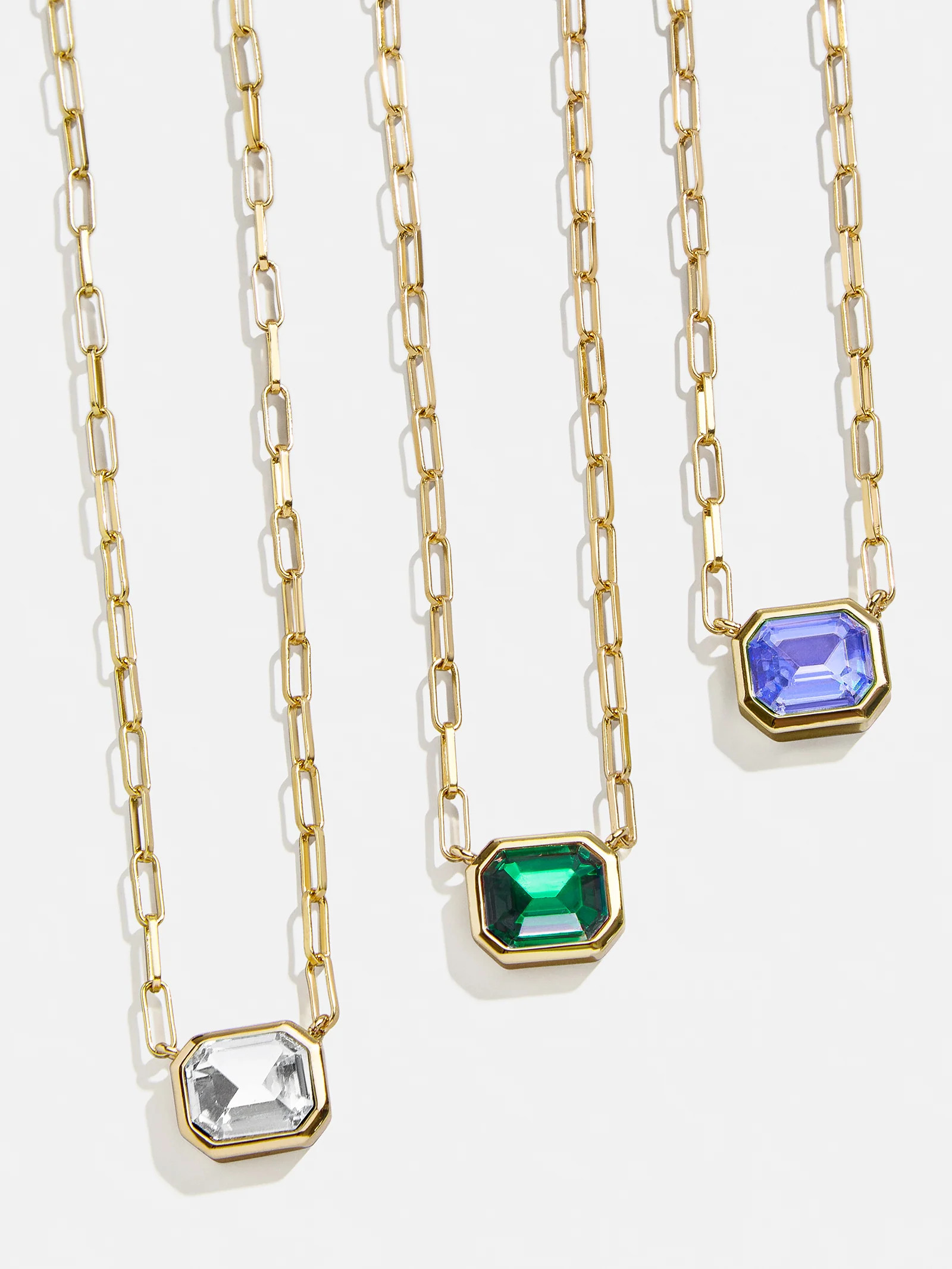 Born For You Birthstone Necklace - Crystal | BaubleBar (US)