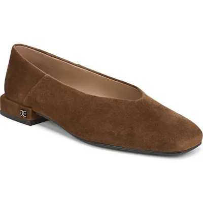 Sam Edelman Kasey Square Toe Pump in Cafe Noir at Nordstrom, Size 5 | Nordstrom
