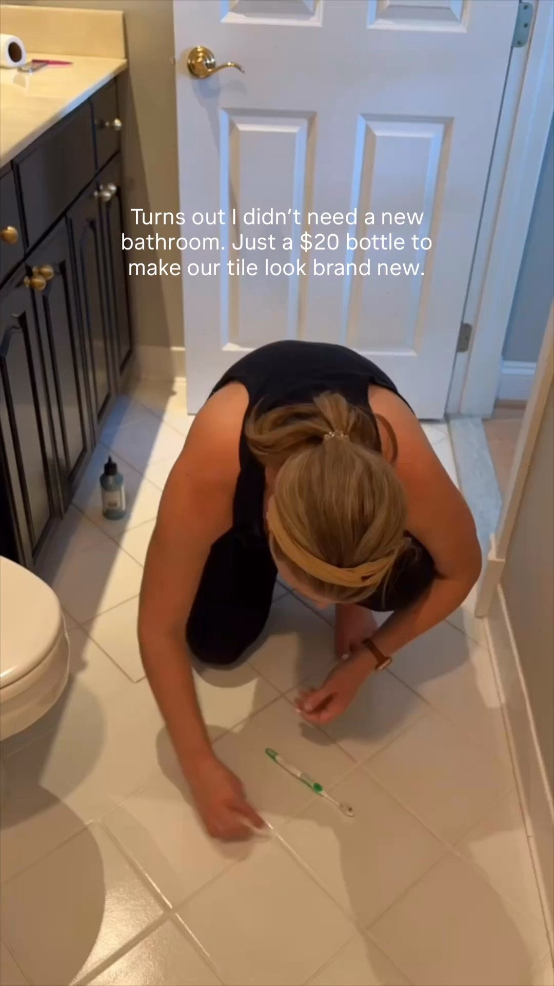 This 2-in-1 grout colorant and sealer completely transformed the tile in our bathroom! Looks brand new!

#LTKstorytime #LTKHome #LTKmomlife