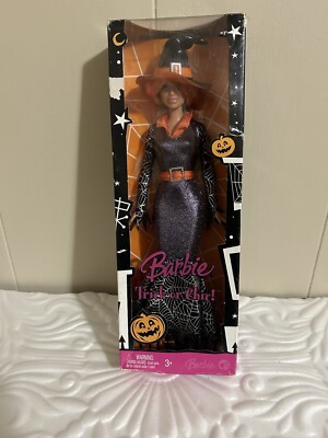 Barbie Doll 2008 Trick Or Chic Halloween M3539 Mattel Black Witch NIB | eBay US