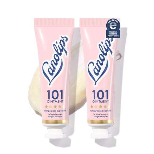 Lanolips 101 Multipurpose Ointment Duo - Lanolin Lip Balm & Healing Ointment for Skin Barrier Repair - Moisturizer for Dry Lips, Cuticles & Elbows - Original Superbalm (2-Pack, 0.52 oz each) | Amazon (US)