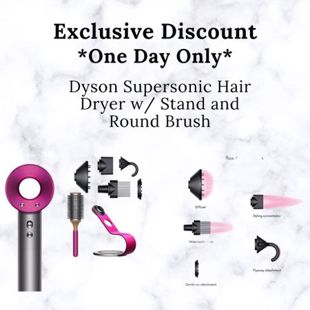One day deal on a Dyson bundle. If you’ve been wanting to try it, this is your shot! 

Dyson, Dyson air wrap, #dyson #dysonairwrap

#LTKbeauty #LTKGiftGuide #LTKsalealert