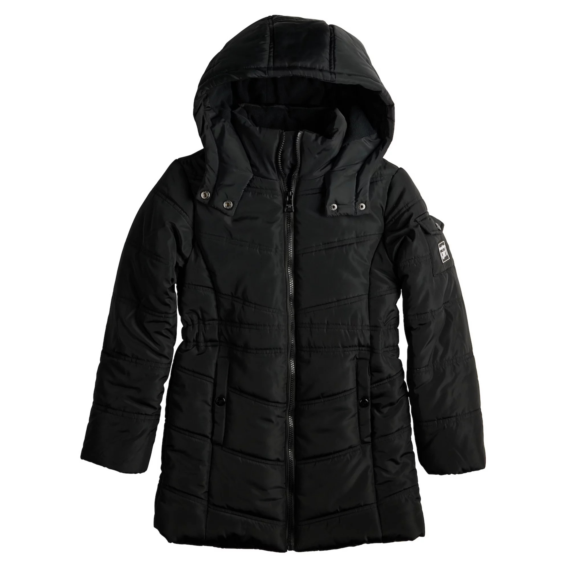 Girls 4-18 madden girl Long Puffer Jacket | Kohl's