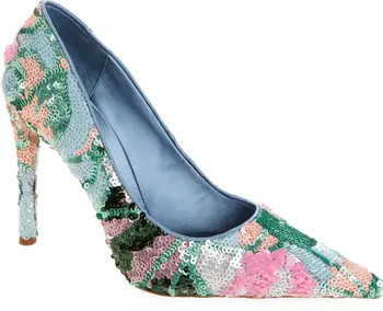 Jeffrey Campbell Good Sequin Pointed Toe Pump (Women) | Nordstrom | Nordstrom