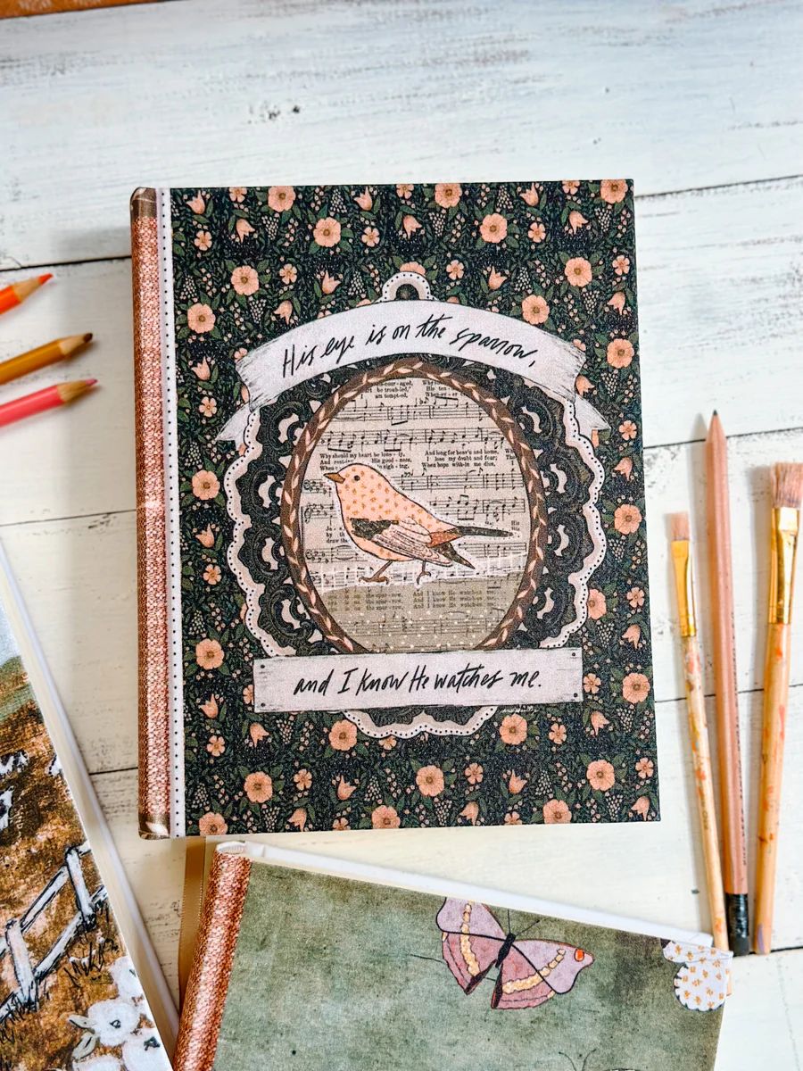 His Eye is on the Sparrow ESV Journaling Bible - designed by Christy Beasley | Kingfolk Co