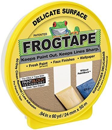 FROGTAPE 280220 Delicate Surface Painter's Tape with PaintBlock.94 inch width, Yellow - Painters ... | Amazon (US)