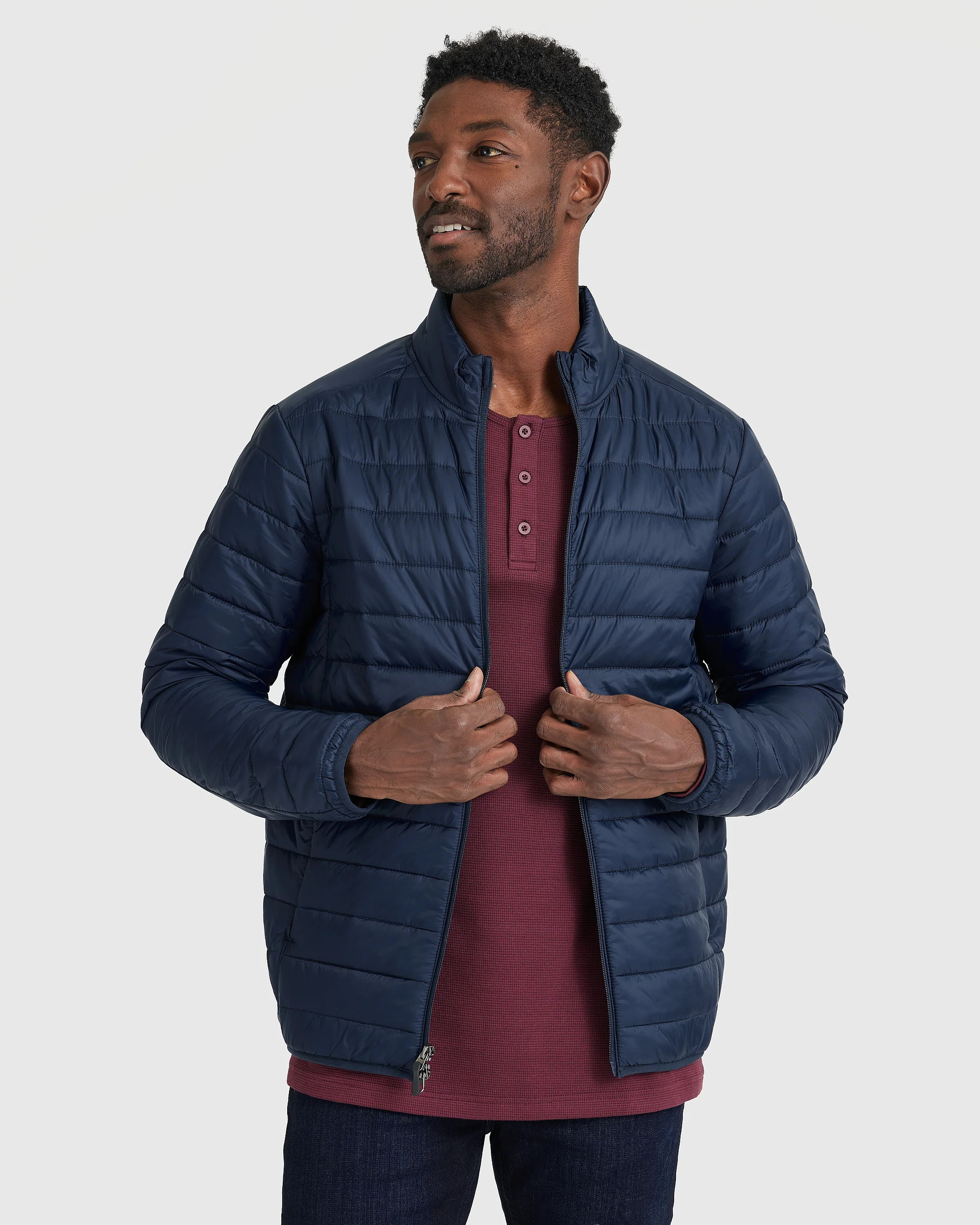 Navy Puffer Jacket | True Classic