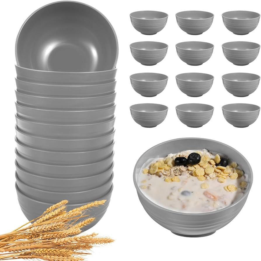Cereal Bowl Set Microwave & Dishwasher Safe | Amazon (US)