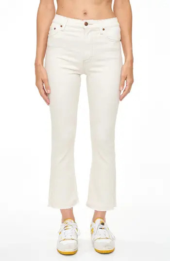Pistola Lennon High Waist Raw Hem Crop Bootcut Jeans | Nordstrom | Nordstrom