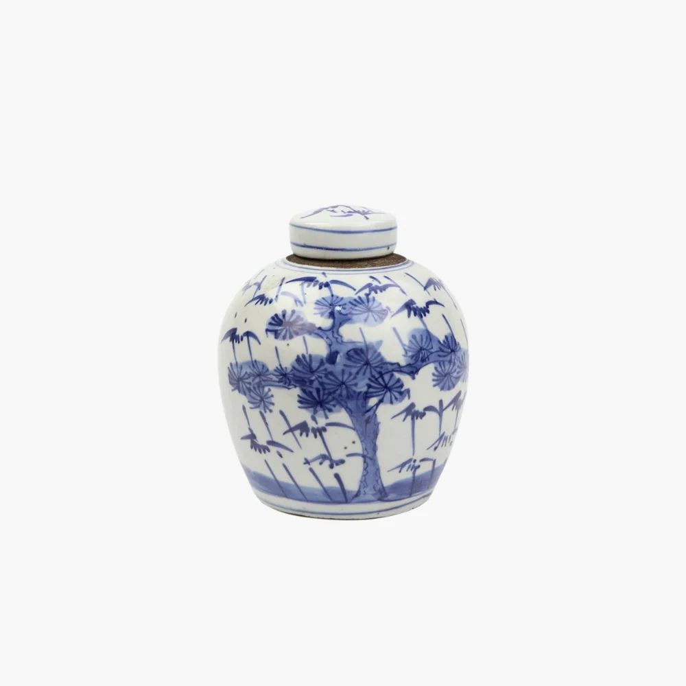 Blue and White Mini Jar | Dear Keaton