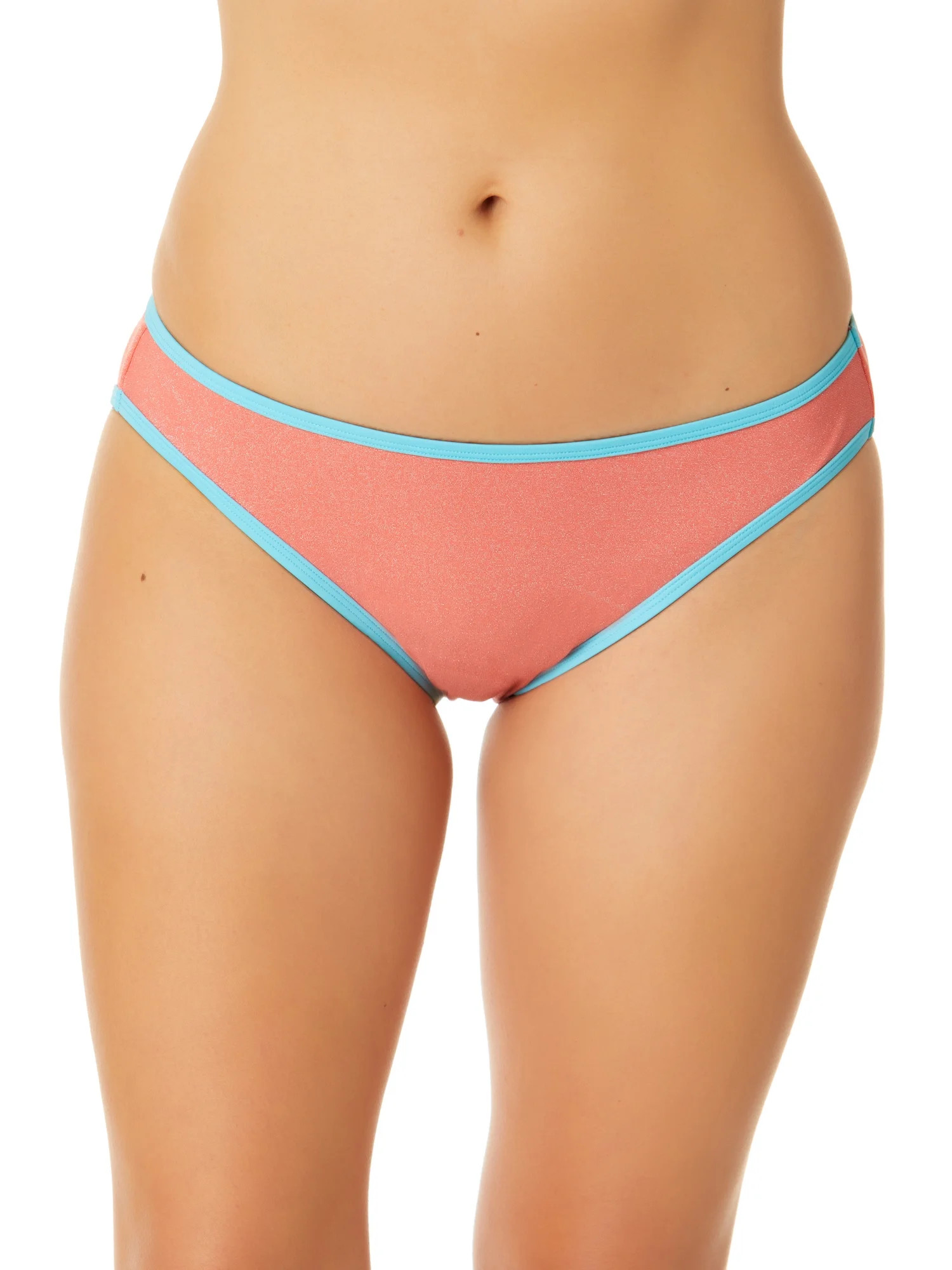 No Boundaries Juniors Mix and Match Colorblock Print Bikini Swimsuit Bottoms | Walmart (US)