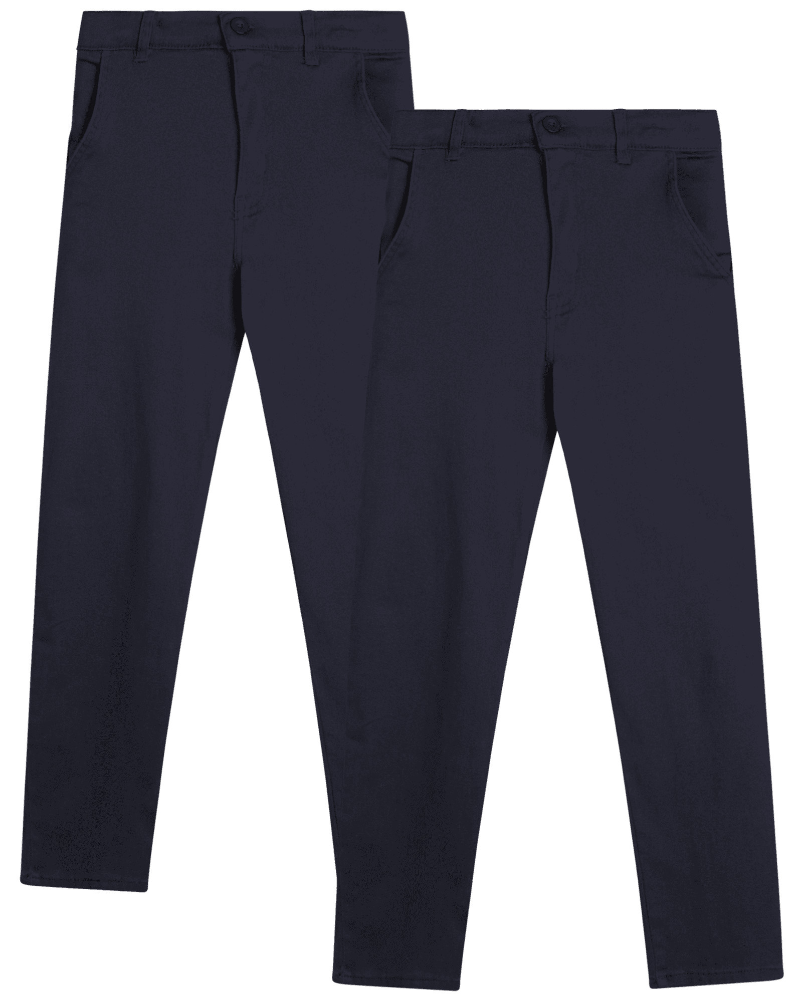 Beverly Hills Polo Club Boys’ School Uniform Pants – 2 Pack Relaxed Fit Casual Flat Front Pan... | Walmart (US)