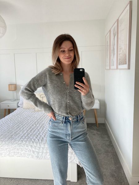 Softest Sezane gaspard cardigan and mom jeans. Simple minimalist mum outfit 

#LTKstyletip #LTKeurope