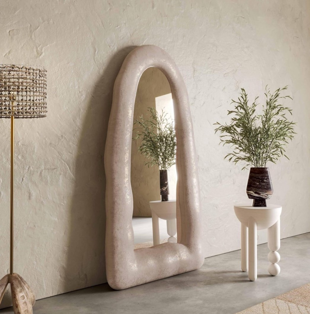 Soft texture, major impact. 🤍 This cream textured floor mirror adds warmth, dimension, and an effortlessly elevated look to any room. Perfect for bedrooms, entryways, or living spaces, it reflects light while doubling as a chic statement piece. The kind of décor that instantly makes your home feel more styled.

Bring it home and brighten your whole space. ✨

#LTKSeasonal #LTKU #LTKHome