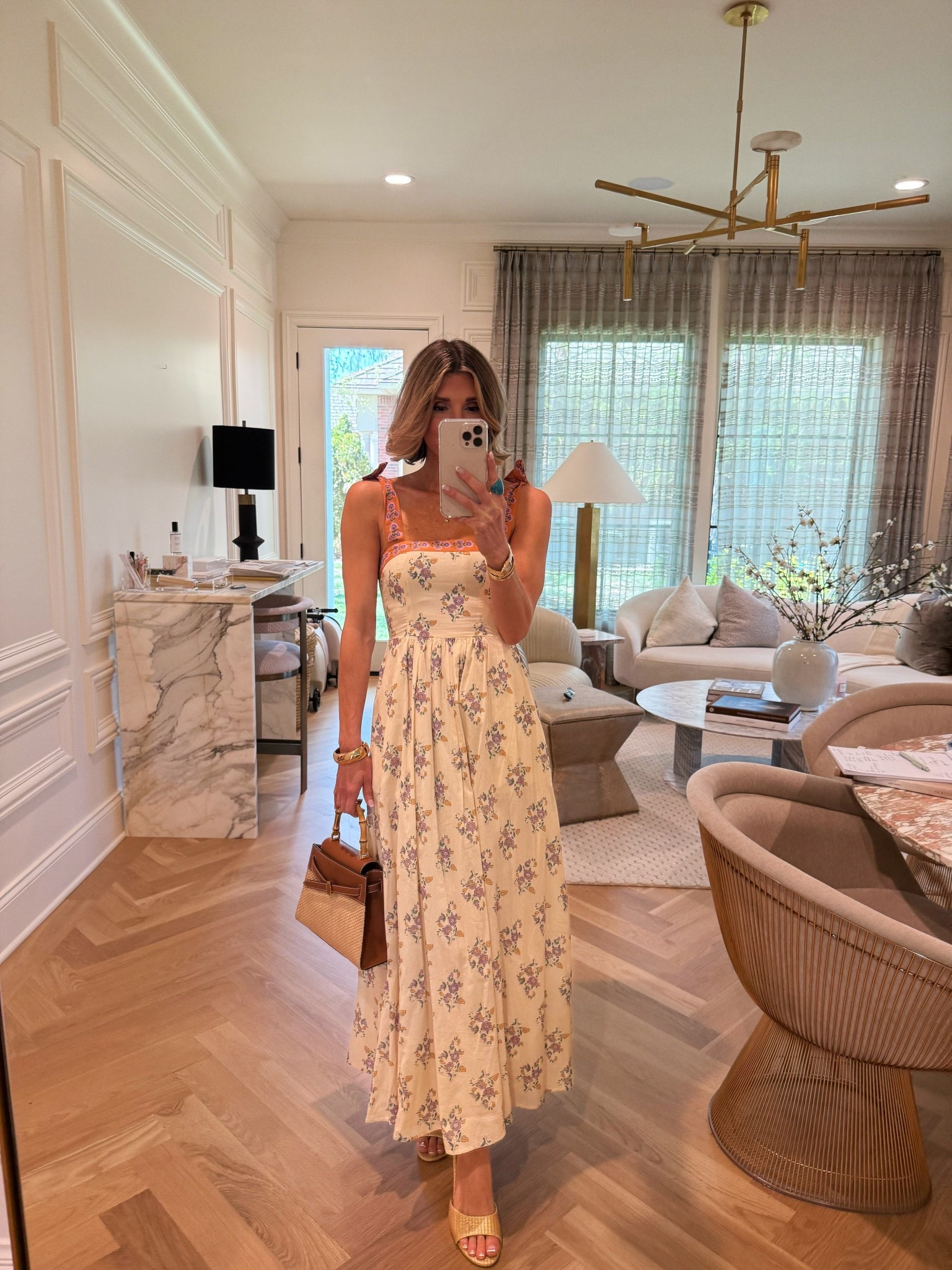 this dress is giving designer vibes under $100 / a great option for Mother's Day. Fits tts I'm wearing size small @bloomingdales-us  #bloomingdales #ad