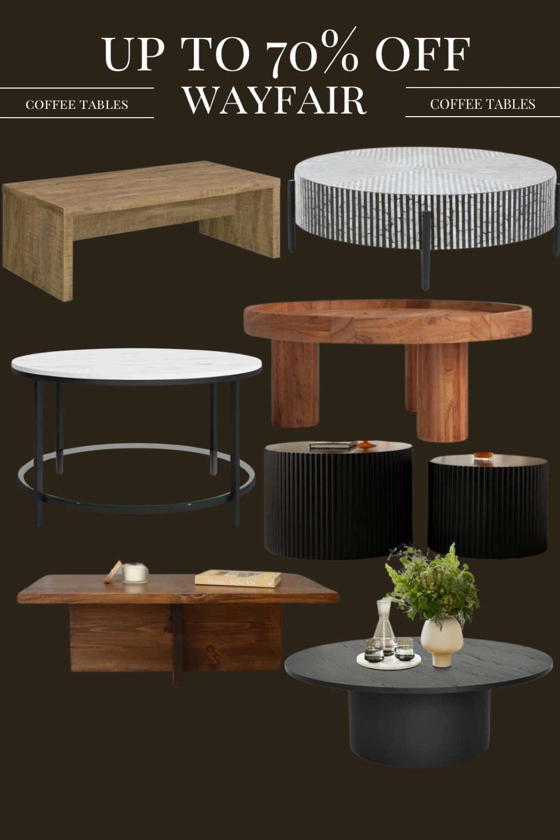 Wayfair Presidents’ Day sale- up to 70% off!! Here are some of my fav coffee tables on sale right now⬇️

Wayfair sale
Wayfair Presidents’ Day sale
Presidents’ Day sale
Wayfair furniture
Wayfair furniture sale
Living room tables
Coffee tables
Round coffee tables
Rectangular coffee tables
Wood coffee tables
Black coffee tables 

#LTKSaleAlert #LTKHome