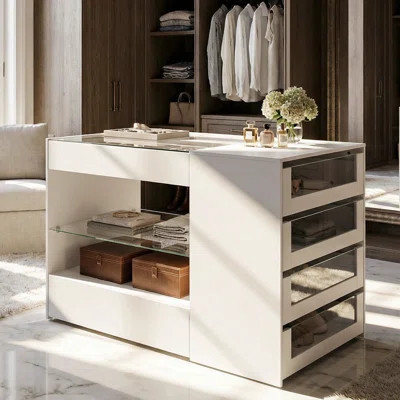 8 Drawer Closet Island | Wayfair North America