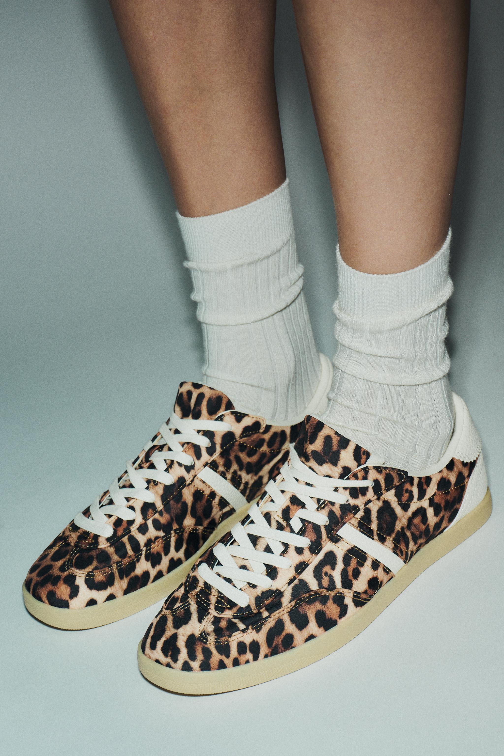 ANIMAL PRINT SNEAKERS | Zara Canada