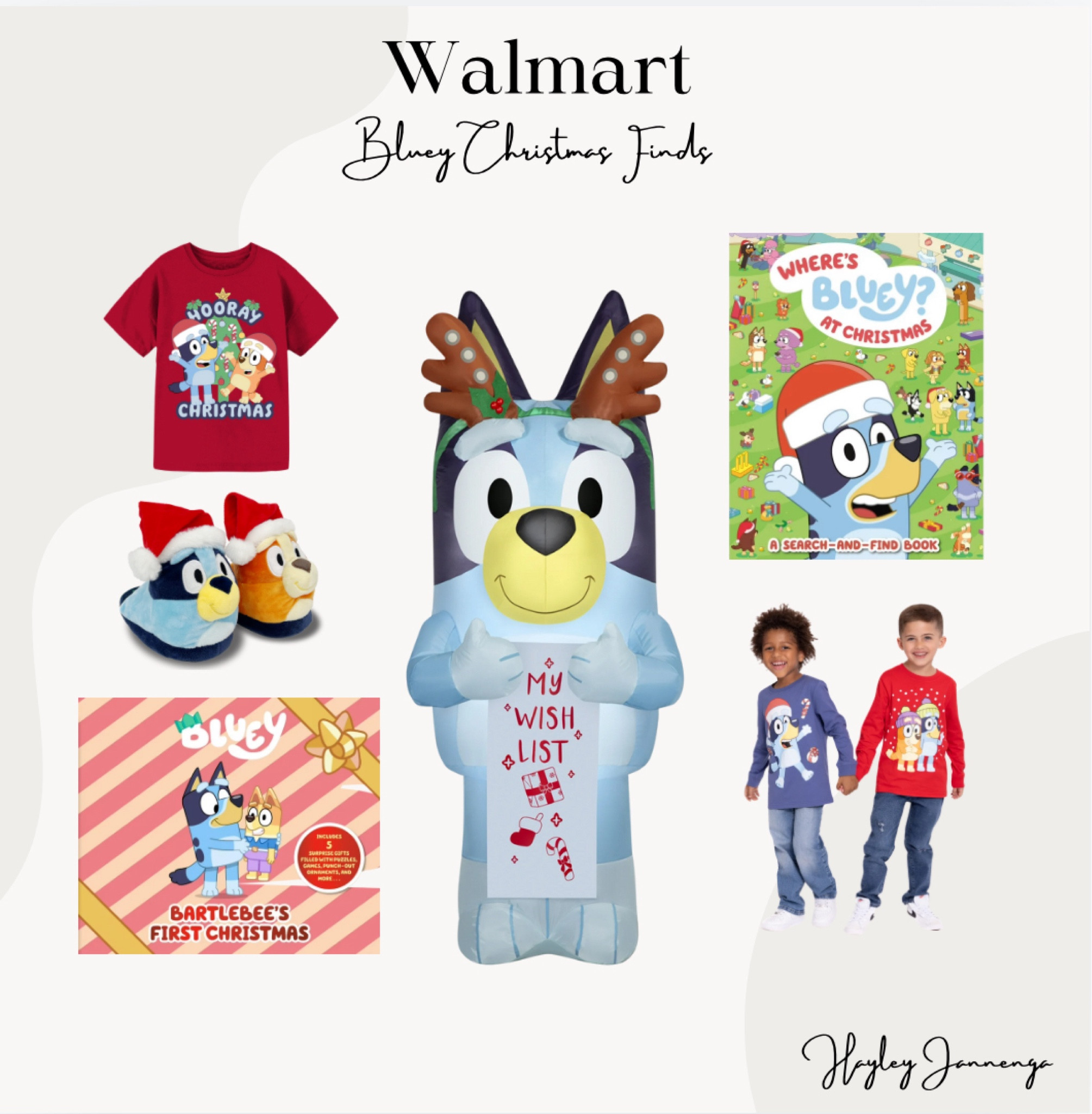 Walmart bluey finds
Christmas 
Shirts
Blow up
Decor
Gift guide 
Kids
Toddler
Baby

#LTKBaby #LTKKids #LTKGiftGuide