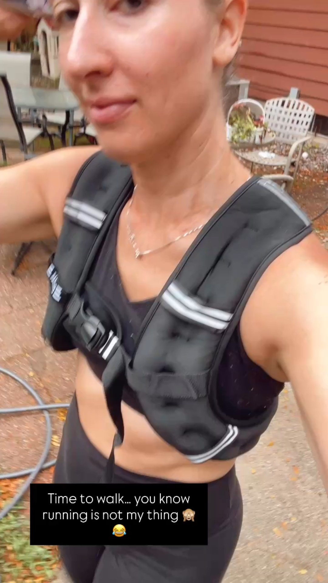 Loving my workout weighted vest! 