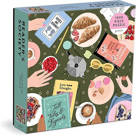 Galison Reader's Society 1000 Piece Puzzle from Galison - 1000 Piece Puzzle for Adults, Colorful ... | Amazon (US)