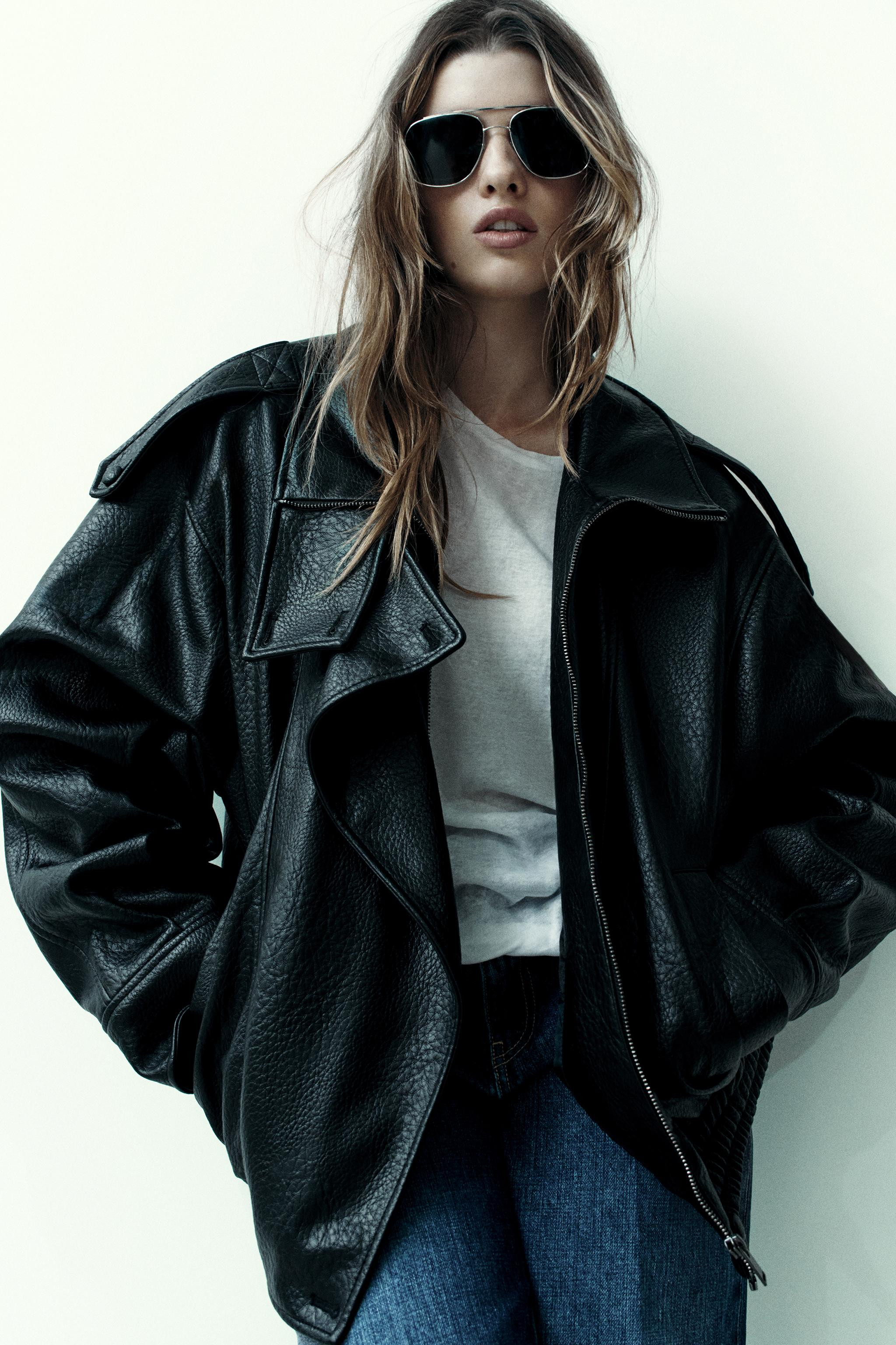 FAUX LEATHER JACKET | Zara US