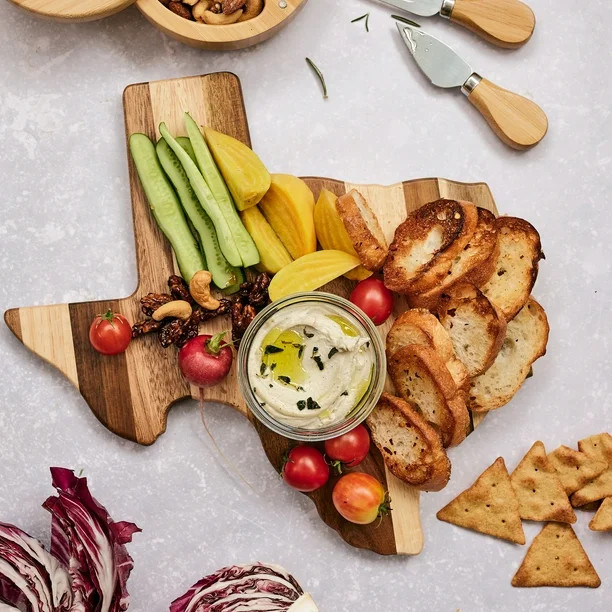 Totally Bamboo Rock & Branch Series Shiplap Texas State Shaped Wood Serving and Cutting Board | G... | Walmart (US)