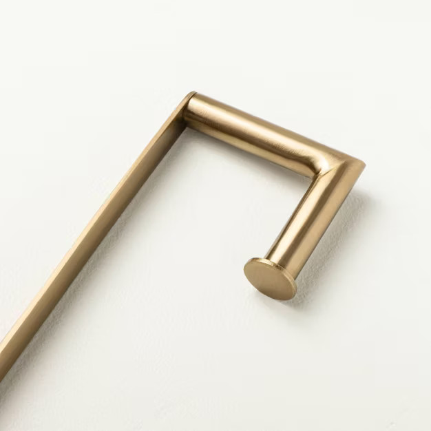 Brushed Metal Wreath Hanger Brass Finish - Hearth & Hand™ with Magnolia | Target